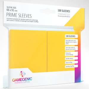 Standard Sleeves - Yellow - 100CT - Gamegenic